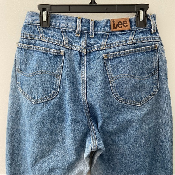 Vintage Lee Balloon Leg Hi Rise Mom Jeans 28 - Picture 5 of 8